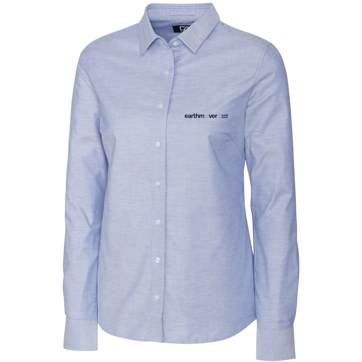 Ladies' Cutter & Buck Stretch Oxford Long Sleeve Dress Shirt