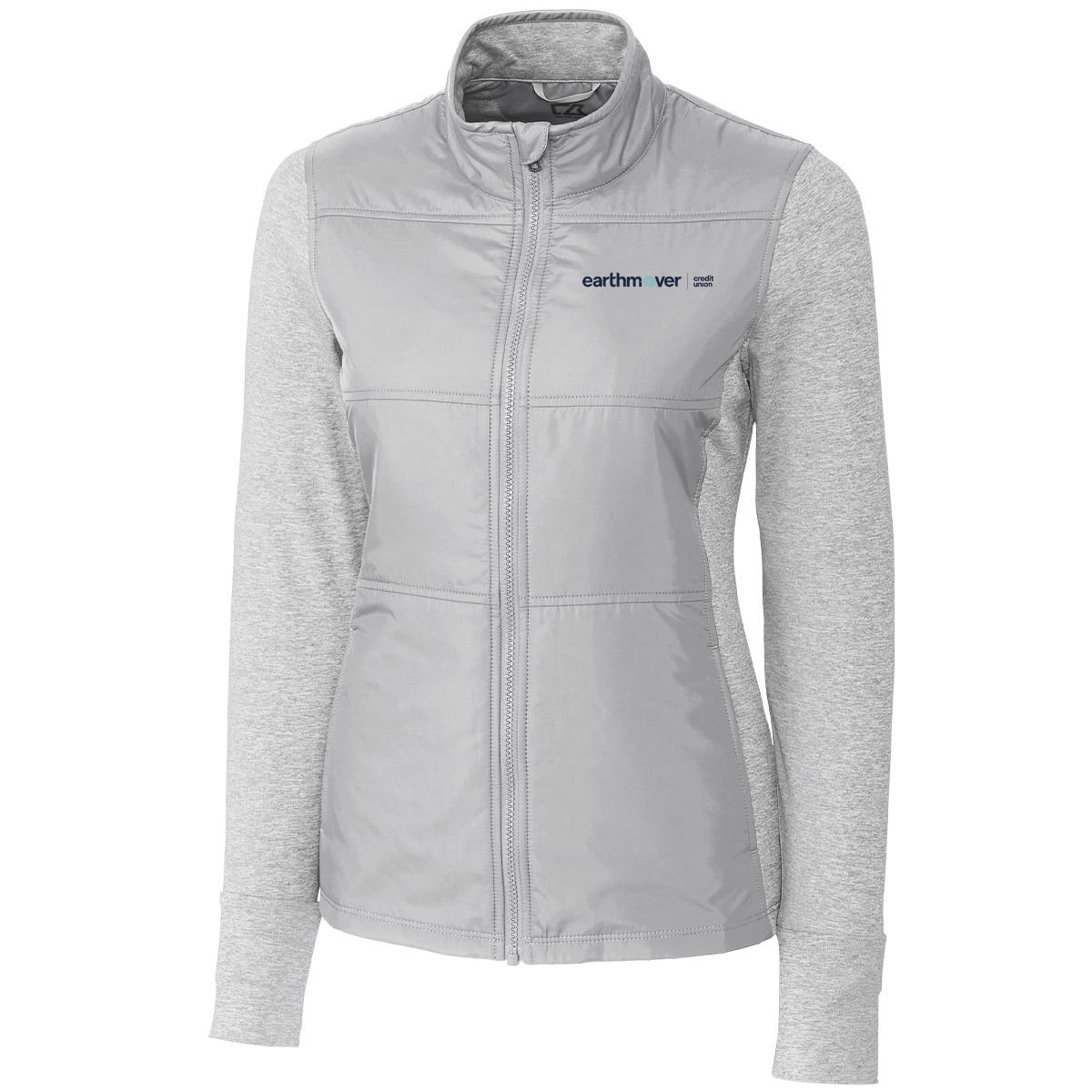 Ladies' Cutter & Buck Stealth Hybrid Quilted Full Zip Windbreaker Jacket