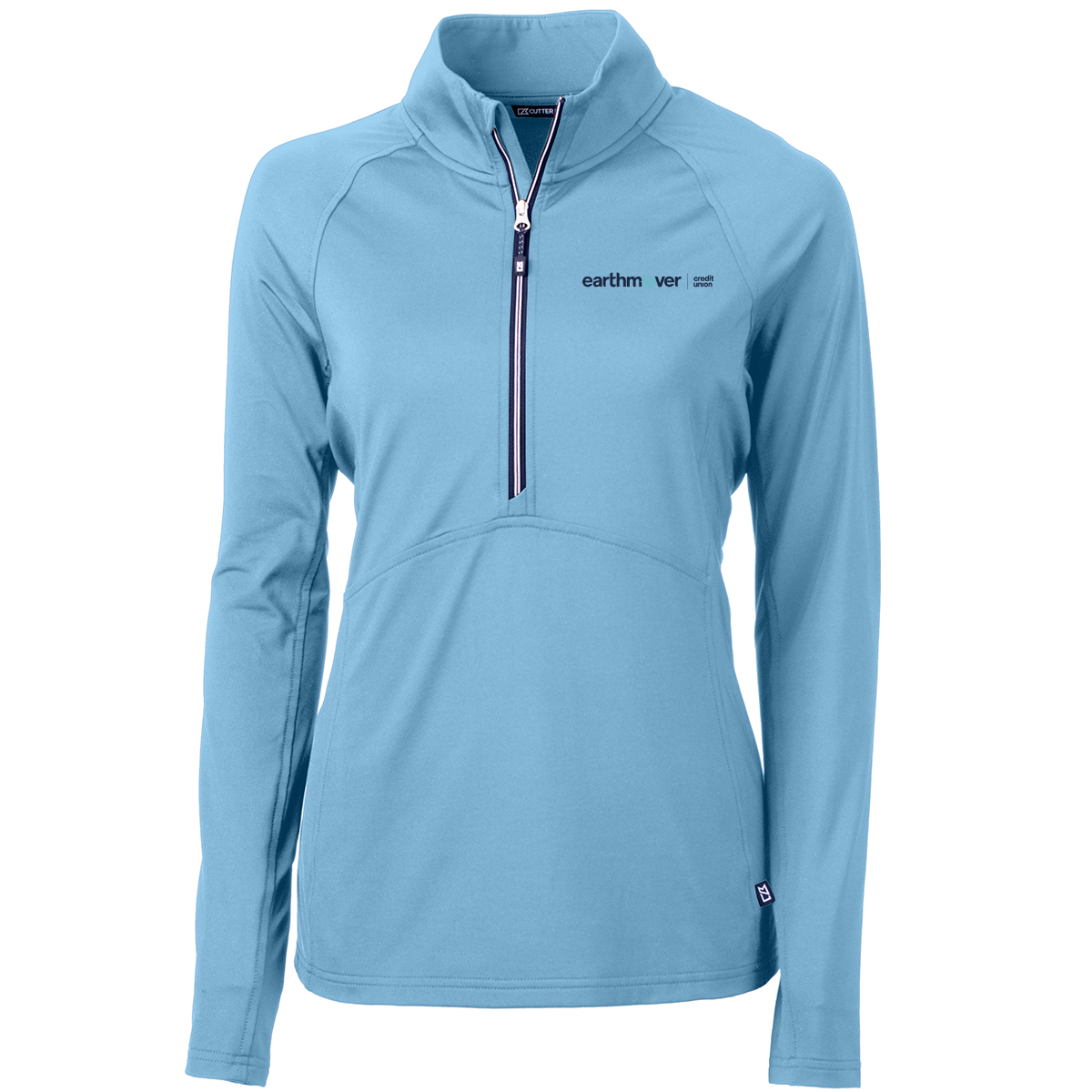 Ladies' Cutter & Buck Adapt Eco Knit Stretch Recycled Half Zip Pullover