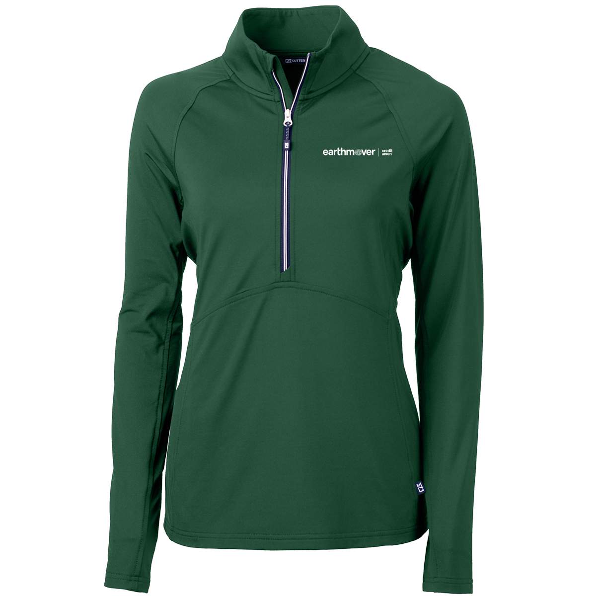 Ladies' Cutter & Buck Adapt Eco Knit Stretch Recycled Half Zip Pullover
