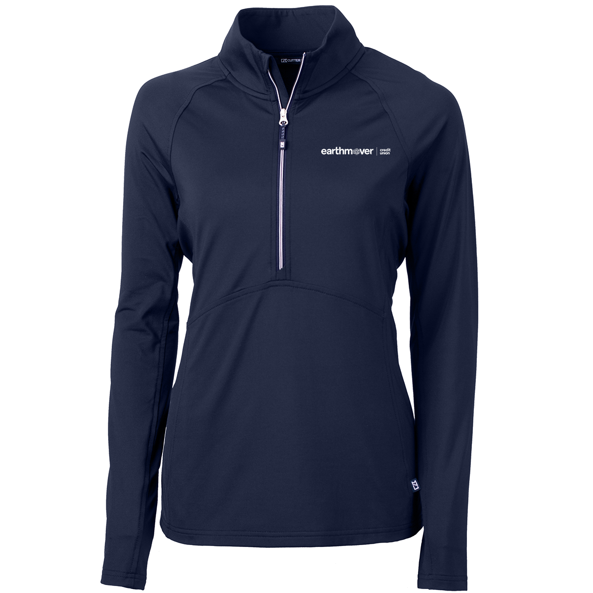 Ladies' Cutter & Buck Adapt Eco Knit Stretch Recycled Half Zip Pullover