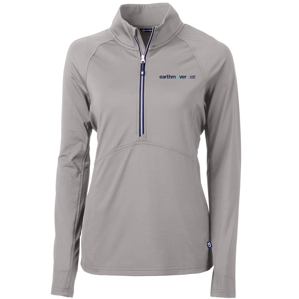 Ladies' Cutter & Buck Adapt Eco Knit Stretch Recycled Half Zip Pullover