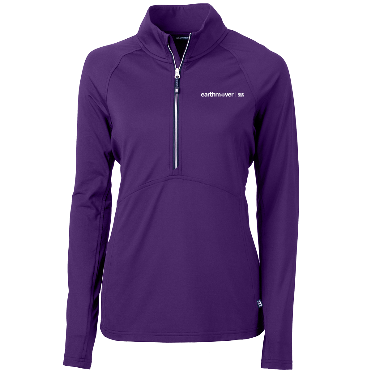 Ladies' Cutter & Buck Adapt Eco Knit Stretch Recycled Half Zip Pullover