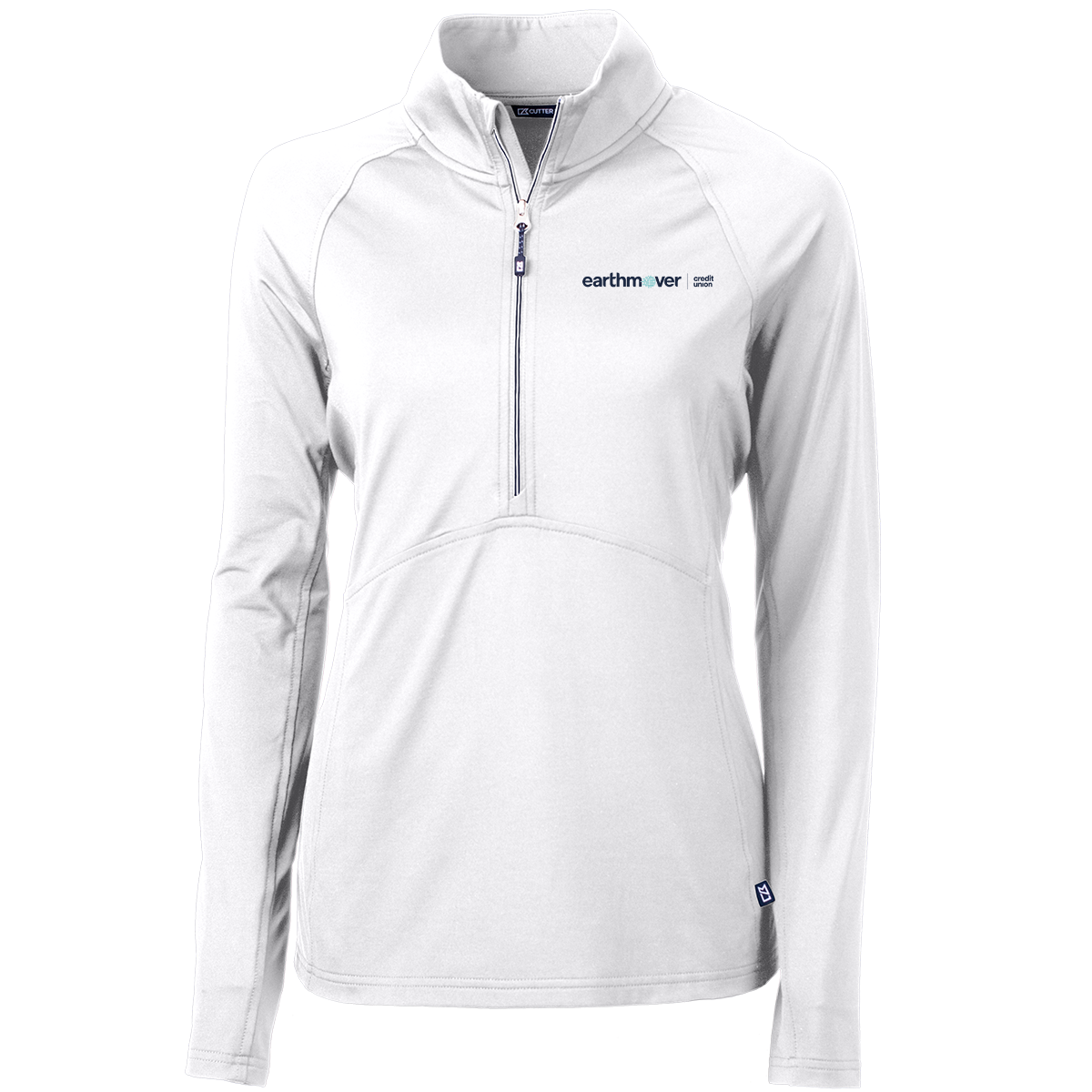 Ladies' Cutter & Buck Adapt Eco Knit Stretch Recycled Half Zip Pullover