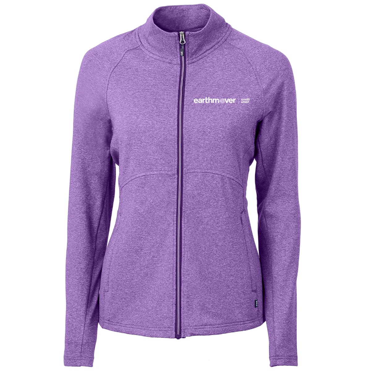 Ladies' Cutter & Buck Adapt Eco Knit Heather Recycled Full Zip
