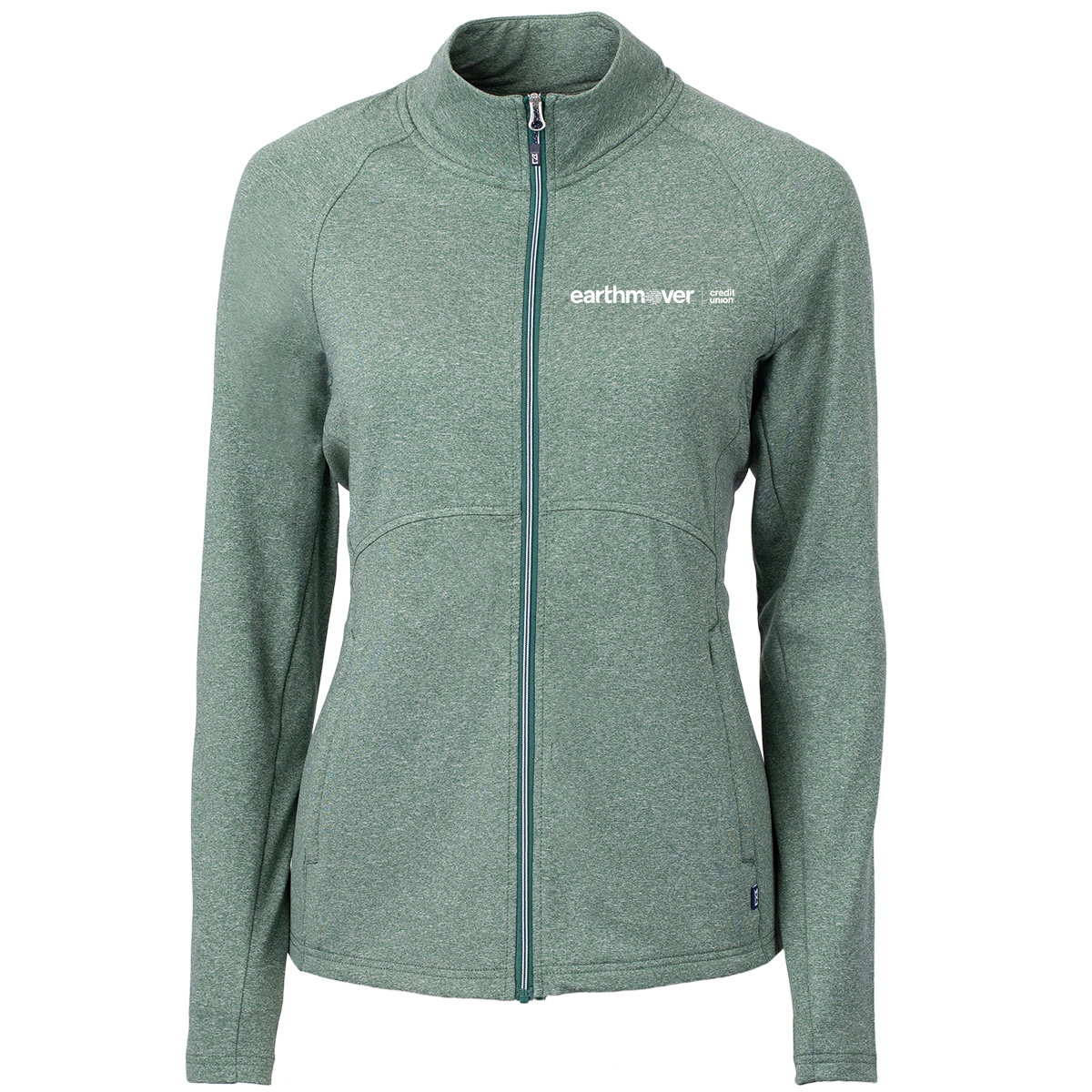 Ladies' Cutter & Buck Adapt Eco Knit Heather Recycled Full Zip