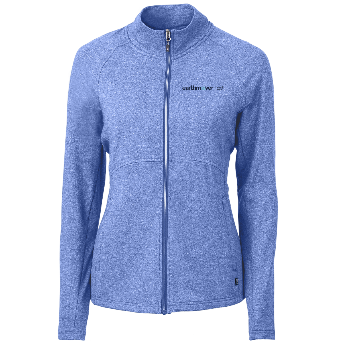 Ladies' Cutter & Buck Adapt Eco Knit Heather Recycled Full Zip