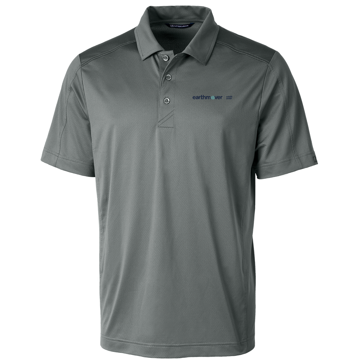 Men's Cutter & Buck Prospect Textured Stretch Short Sleeve Polo