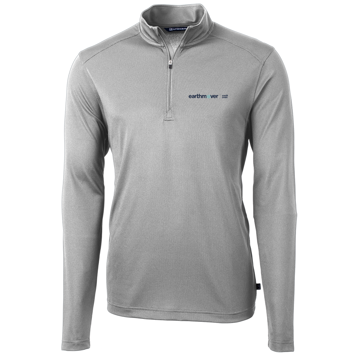 Men's Cutter & Buck Virtue Eco Pique Recycled Quarter Zip Pullover