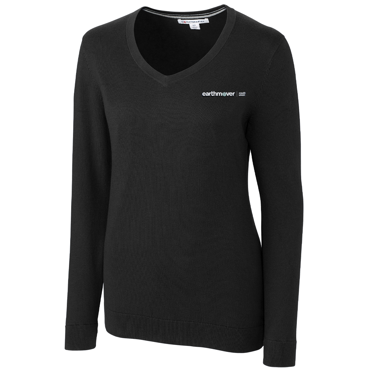 Ladies' Cutter & Buck Lakemont Tri-Blend V-Neck Pullover Sweater