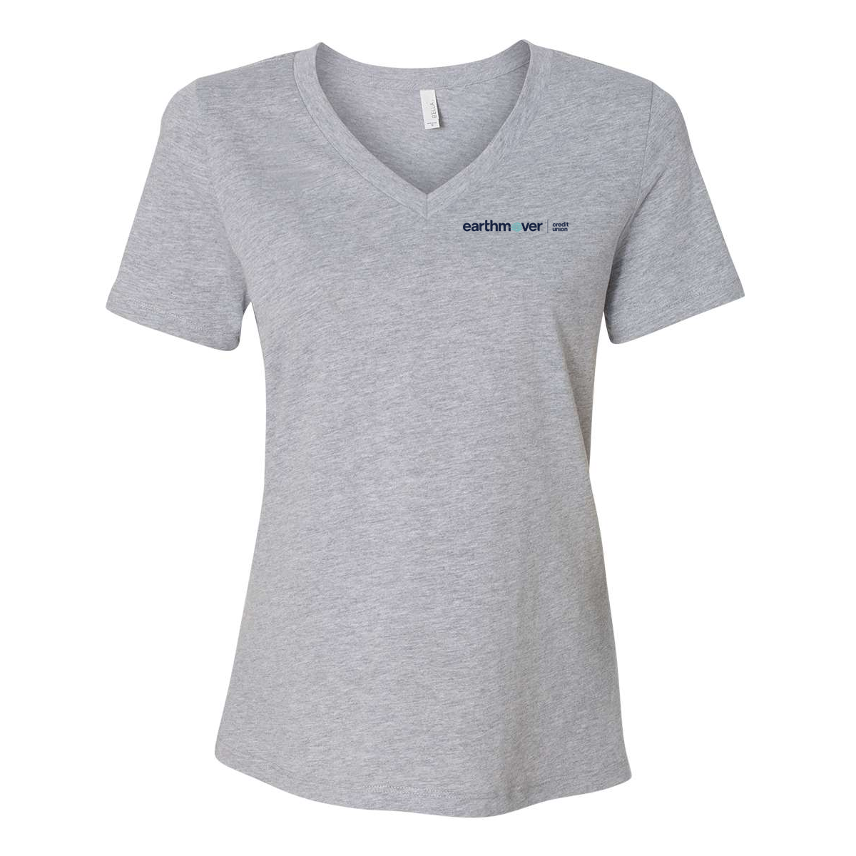 BELLA + CANVAS - Ladies' Relaxed Heather CVC V-Neck Tee