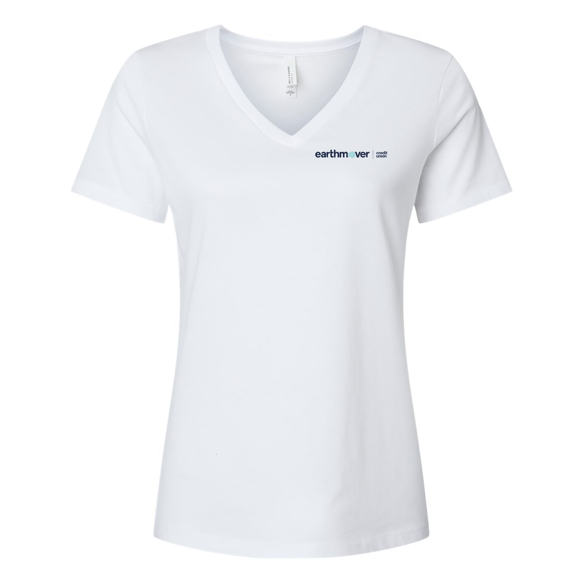 BELLA + CANVAS - Ladies' Relaxed Heather CVC V-Neck Tee
