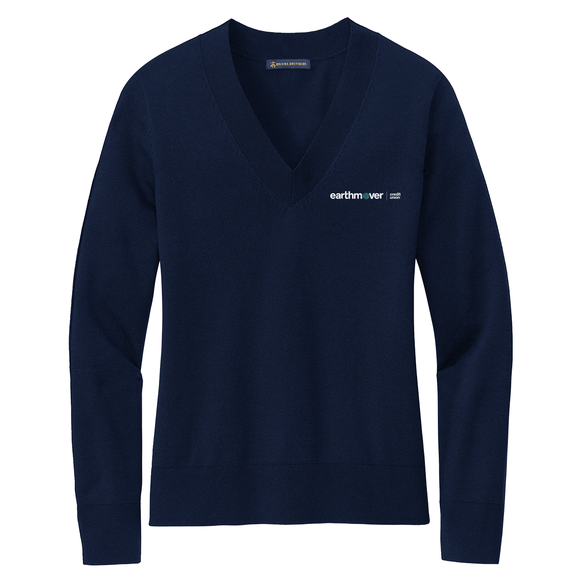 Brooks Brothers Women’s Cotton Stretch V-Neck Sweater