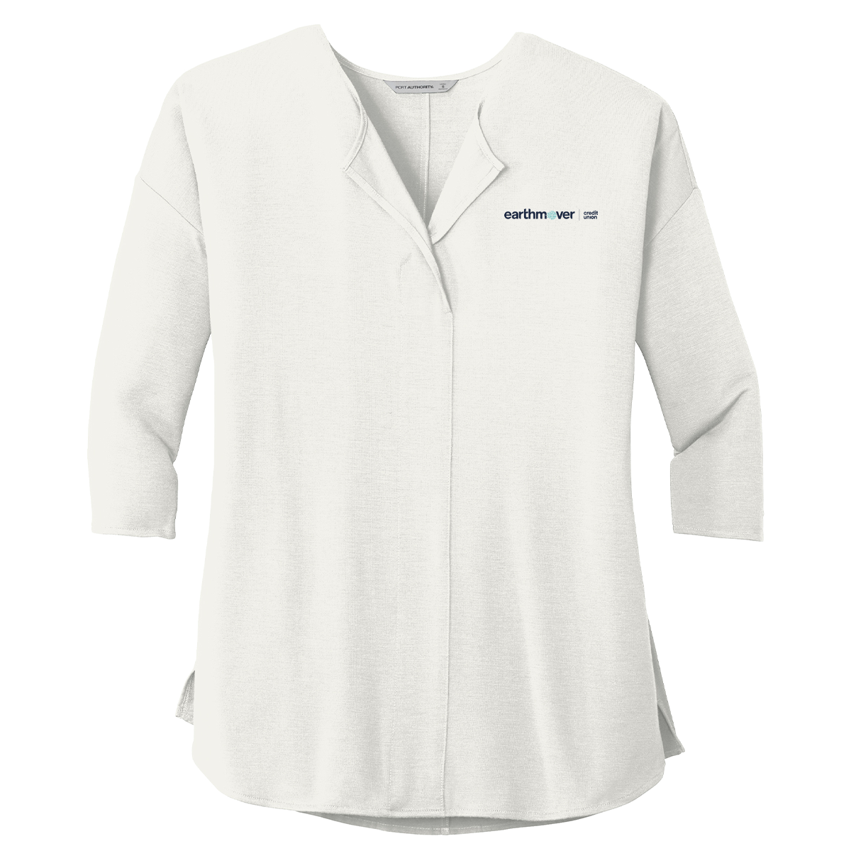 Ladies' Port Authority Concept 3/4-Sleeve Soft Split Neck Top