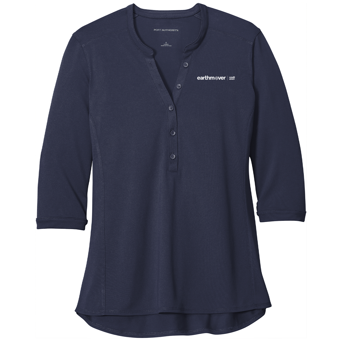 Ladies' Port Authority UV Choice Pique Henley