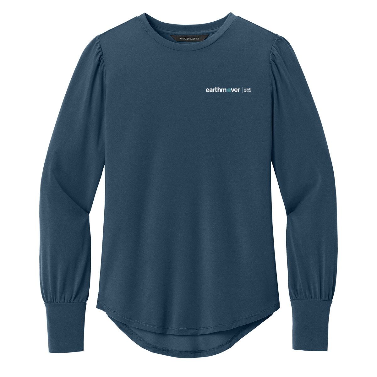 Mercer+Mettle Women’s Stretch Jersey Long Sleeve Blouson Top