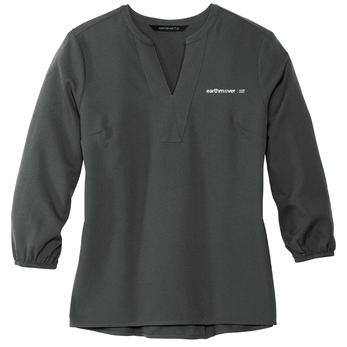 Ladies' Mercer+Mettle Stretch Crepe 3/4-Sleeve Blouse