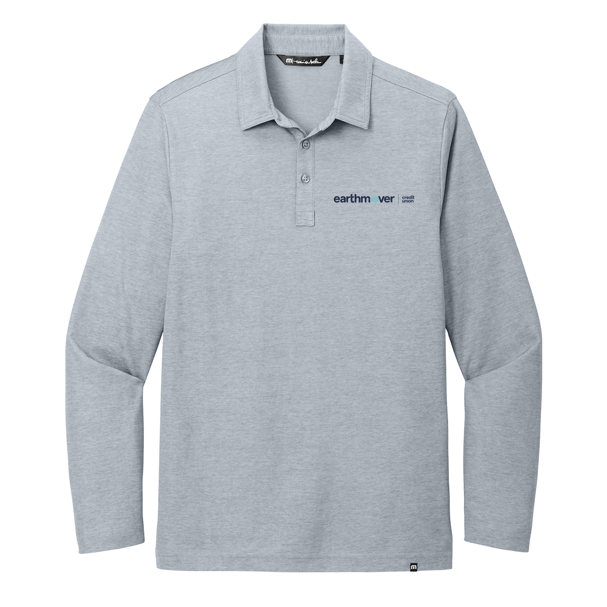Men's TravisMathew Oceanside Heather Long Sleeve Polo