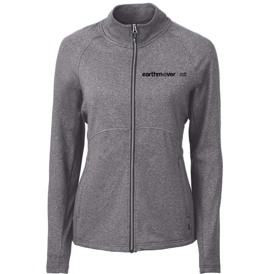 Ladies' Cutter & Buck Adapt Eco Knit Heather Recycled Full Zip