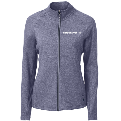Ladies' Cutter & Buck Adapt Eco Knit Heather Recycled Full Zip