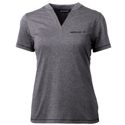 Ladies' Cutter & Buck Forge Heathered Stretch Blade Top