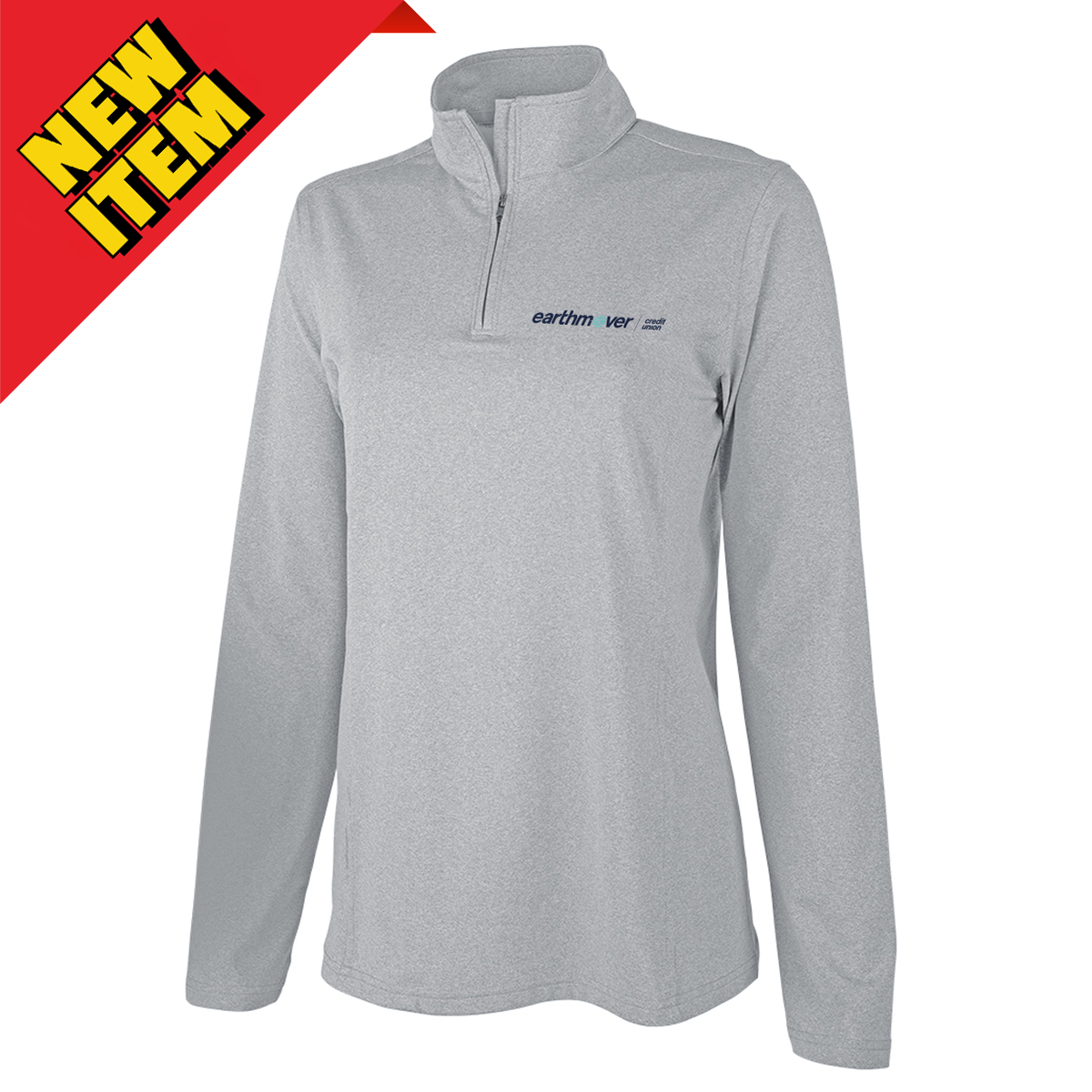 Women's Heathered Eco-Logic Stretch Quarter Zip