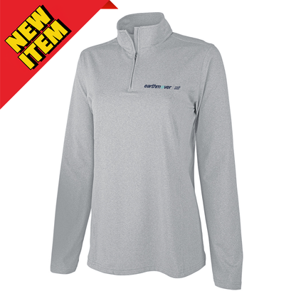 Women's Heathered Eco-Logic Stretch Quarter Zip