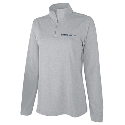 Women's Heathered Eco-Logic Stretch Quarter Zip
