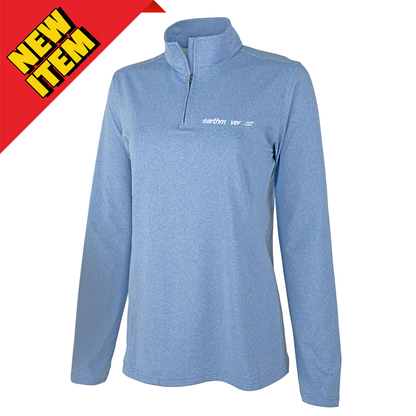 Women's Heathered Eco-Logic Stretch Quarter Zip