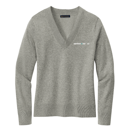 Brooks Brothers Women’s Cotton Stretch V-Neck Sweater