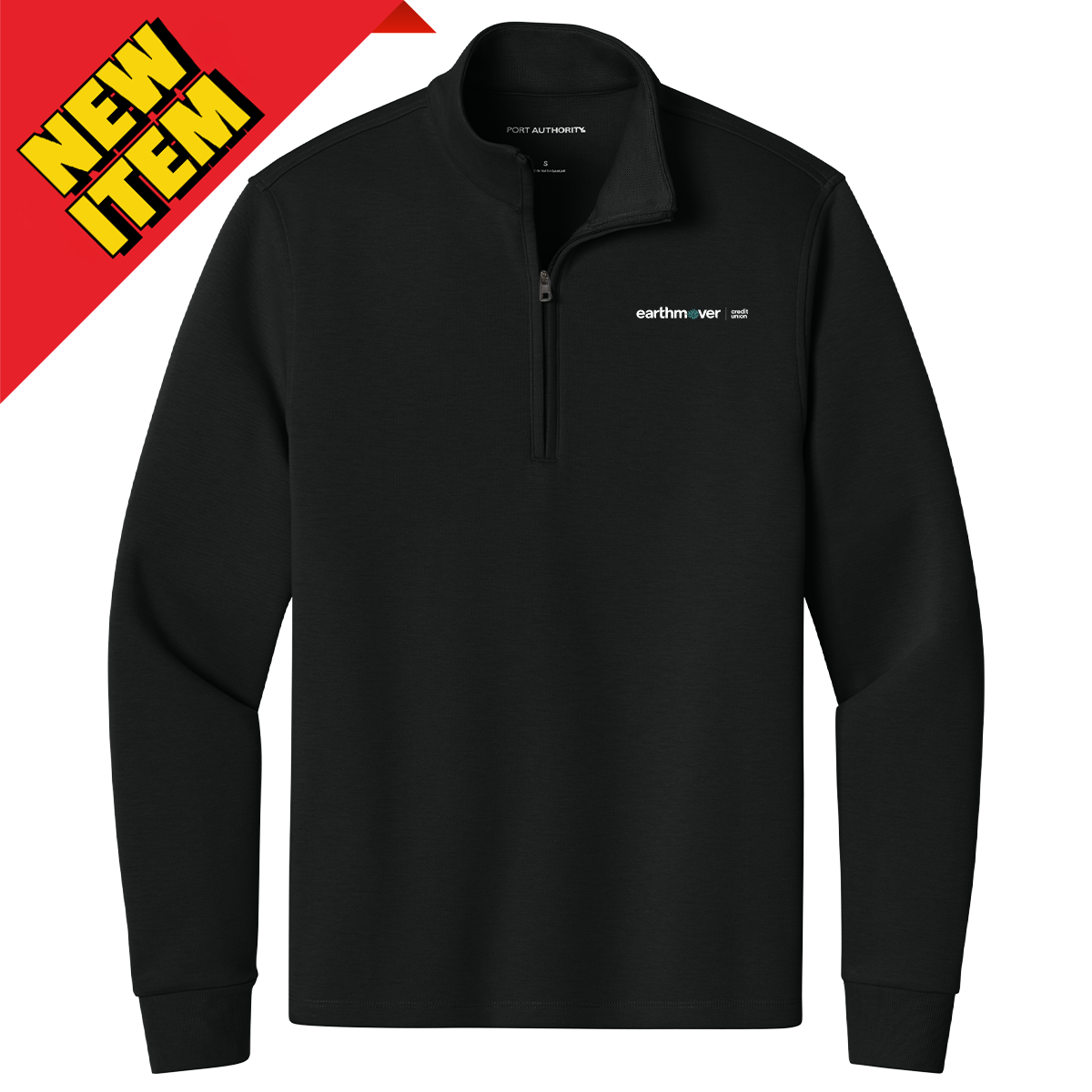 Port Authority Mens Wearever Signature Double Pique 1/4-Zip