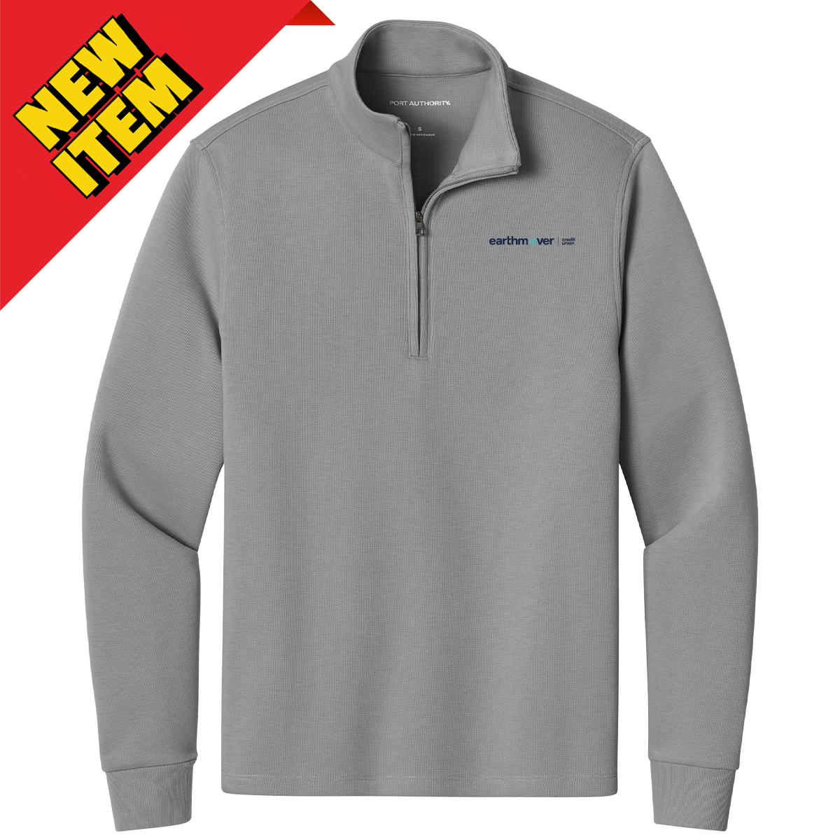 Port Authority Mens Wearever Signature Double Pique 1/4-Zip