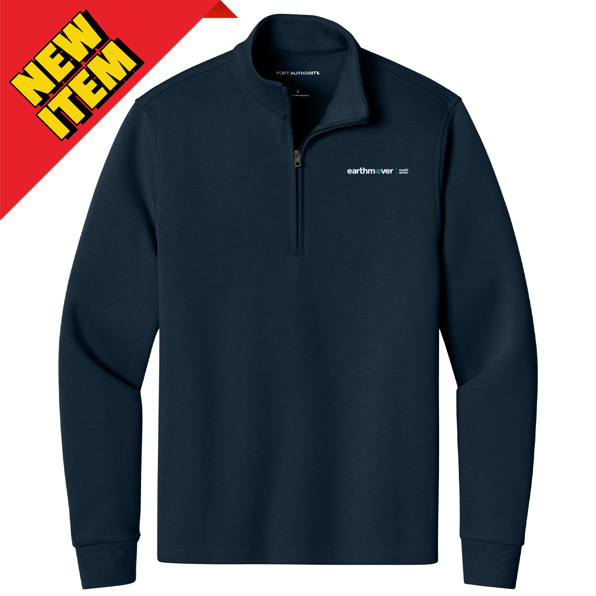 Port Authority Mens Wearever Signature Double Pique 1/4-Zip