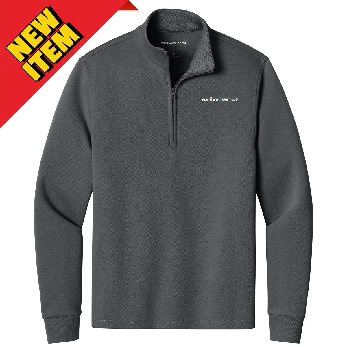 Port Authority Mens Wearever Signature Double Pique 1/4-Zip