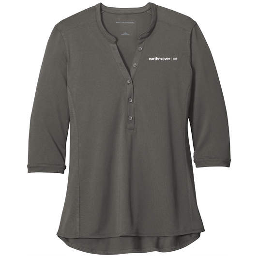 Ladies' Port Authority UV Choice Pique Henley