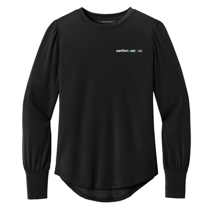 Mercer+Mettle Women’s Stretch Jersey Long Sleeve Blouson Top